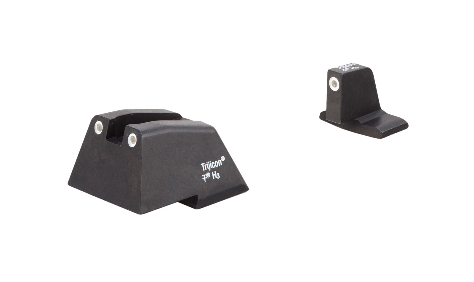 Trijicon upphöjda tritiumsikten med vit kontur och gröna lampor för utvalda H&K-modeller