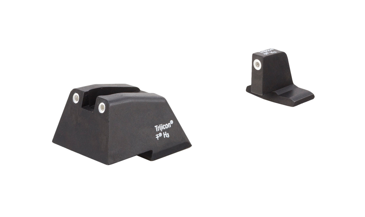 Trijicon upphöjda tritiumsikten med vit kontur och gröna lampor för utvalda H&K-modeller