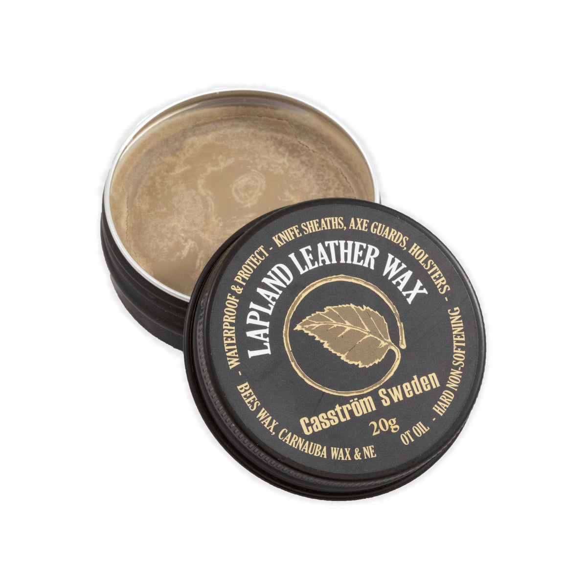 Casström Lapland Leather Wax lädervax Natur 20 g – bild 3