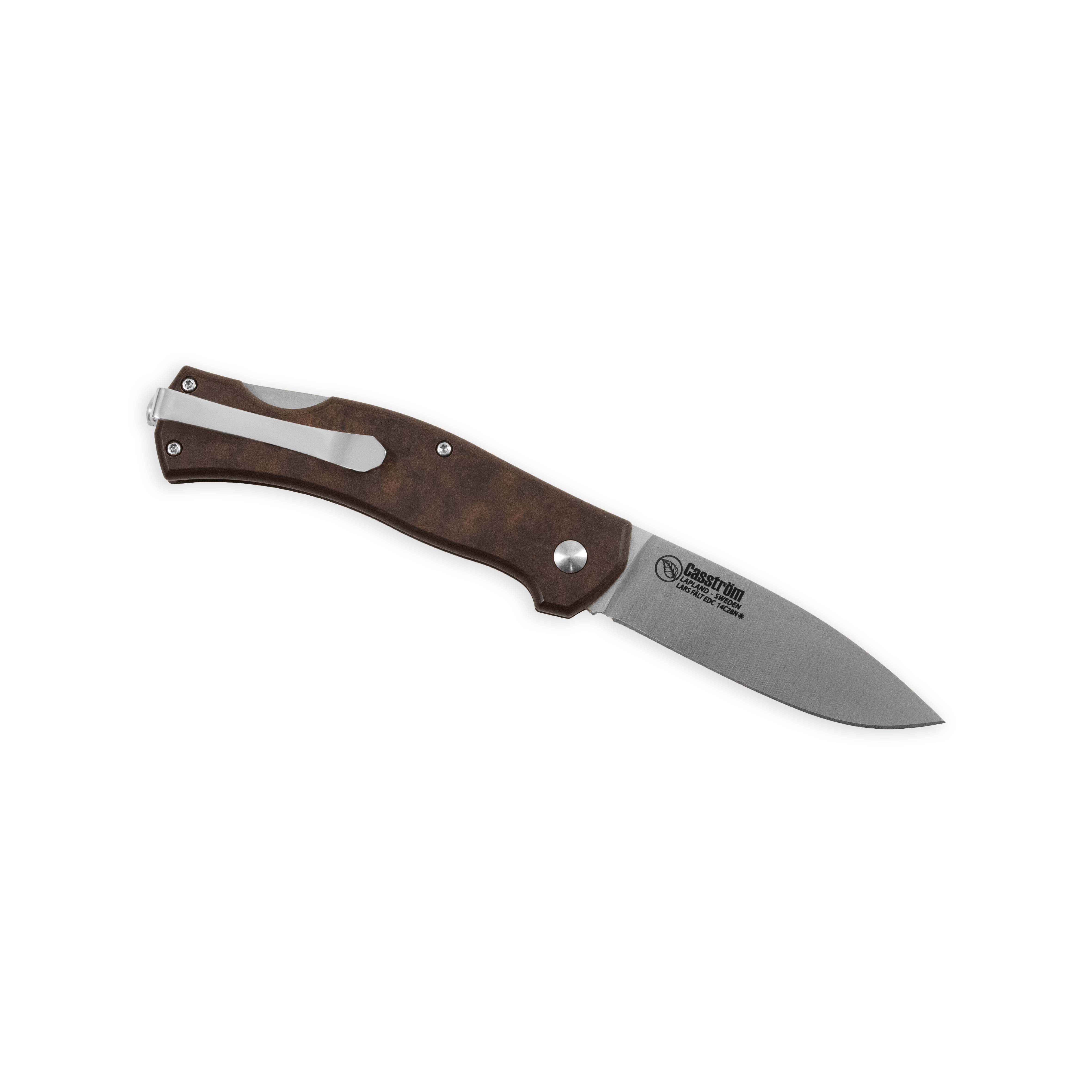 Casström Lars Fält EDC fällkniv Coffee Brown