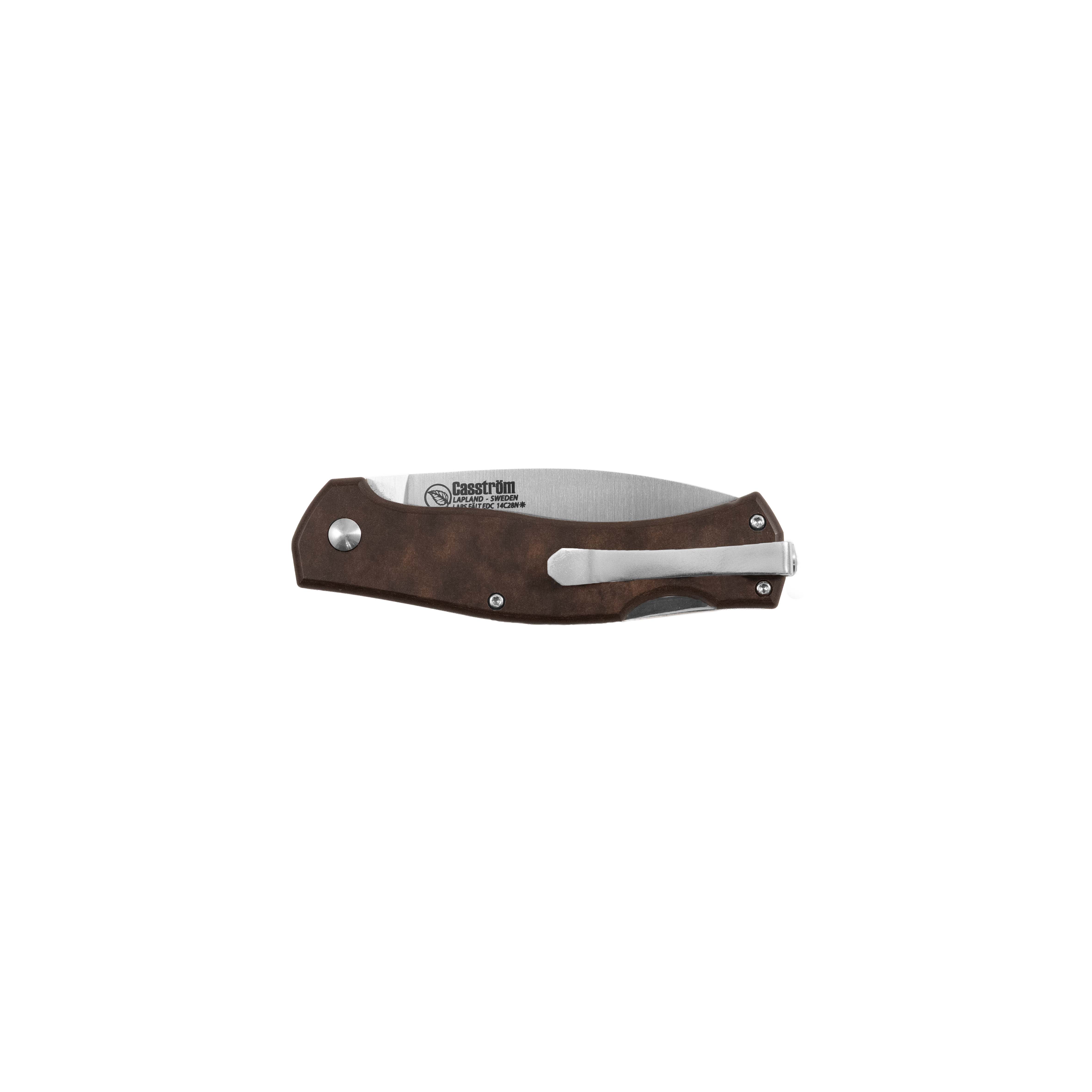 Casström Lars Fält EDC fällkniv Coffee Brown – bild 2