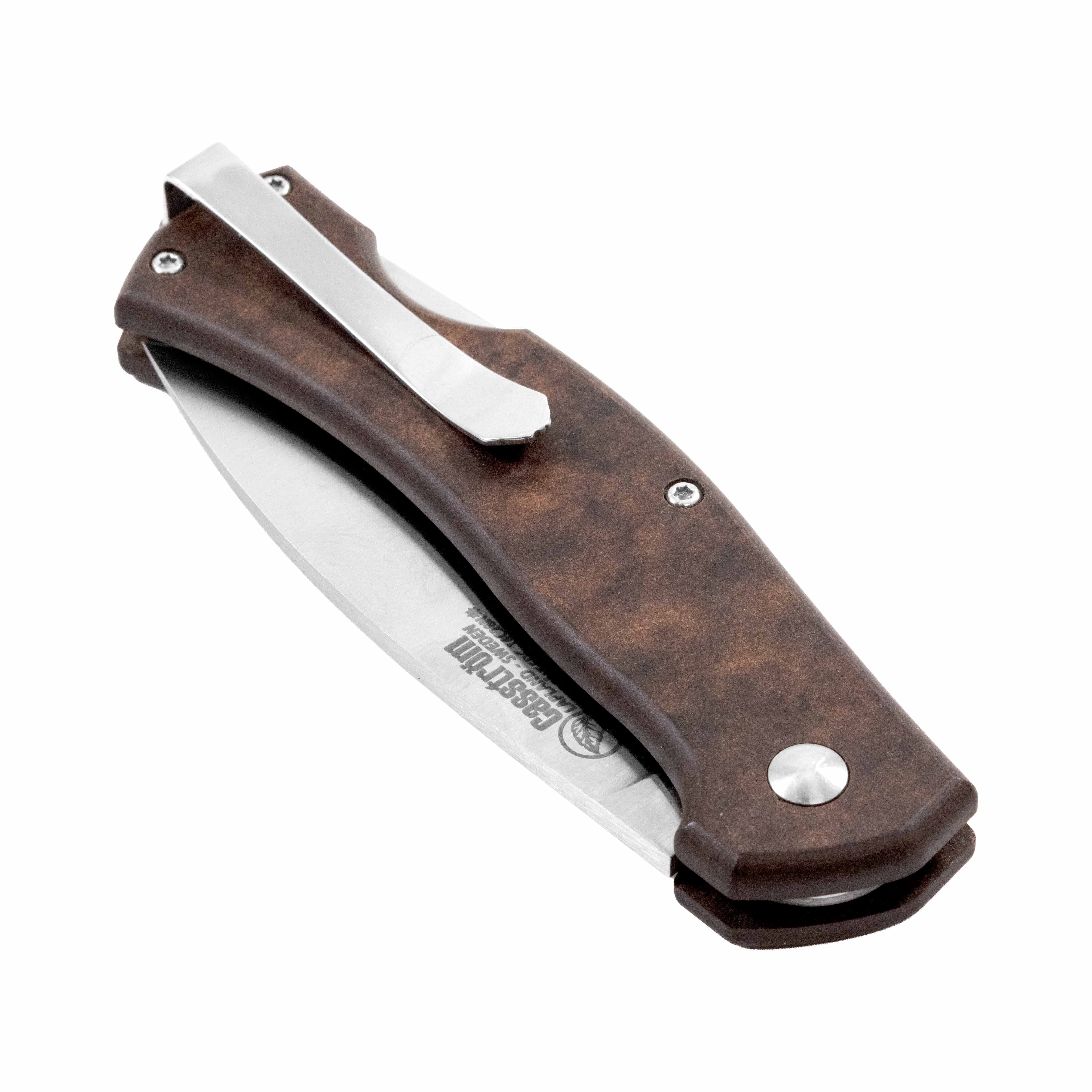 Casström Lars Fält EDC fällkniv Coffee Brown – bild 4