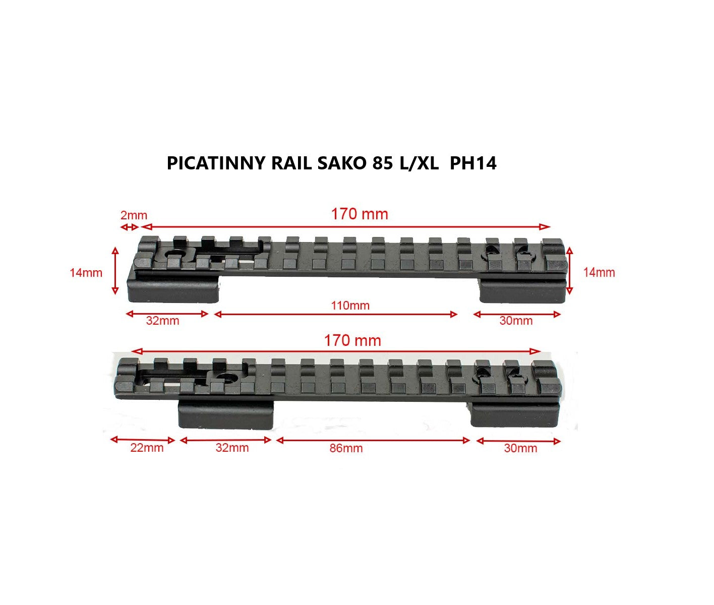 Contessa picatinnyskena för Sako 85 L/XL – bild 2