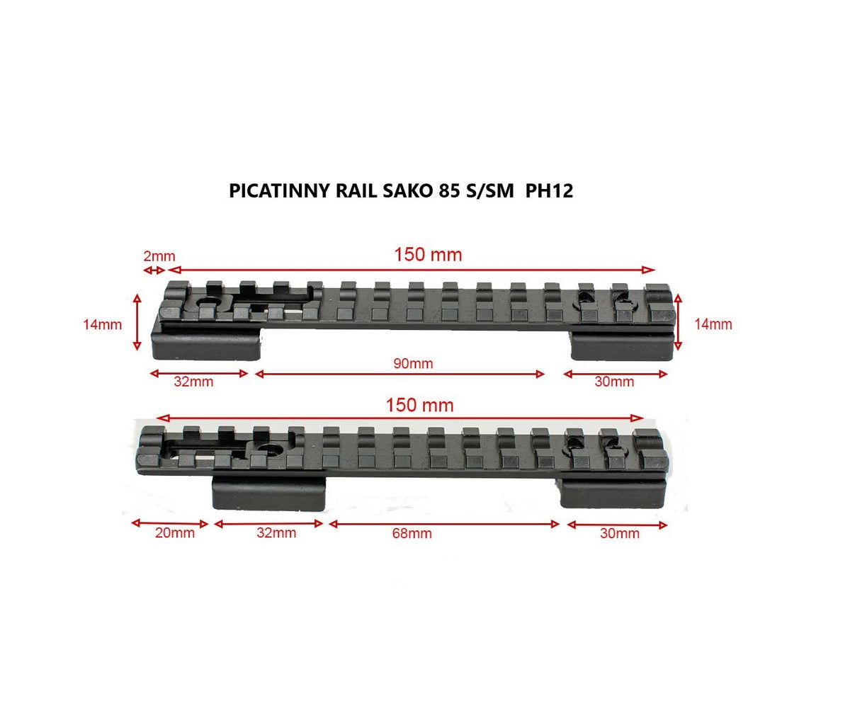 Contessa picatinnyskena för Sako 85 S/SM – bild 2