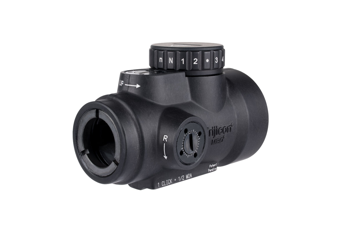 Trijicon MRO SD 1x25 rödpunktsikte med 2,0 MOA röd punkt, matt svart och utan montage – bild 4