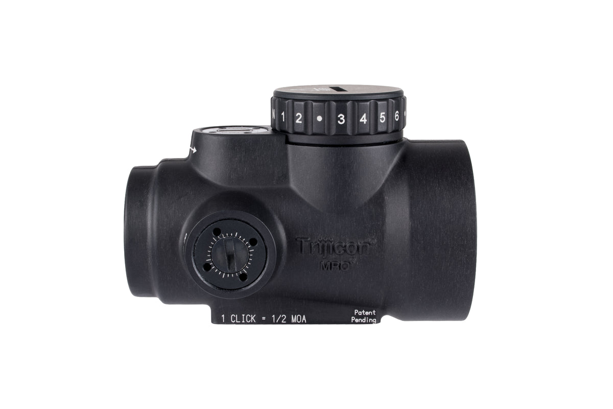 Trijicon MRO SD 1x25 rödpunktsikte med 2,0 MOA röd punkt, matt svart och utan montage – bild 5