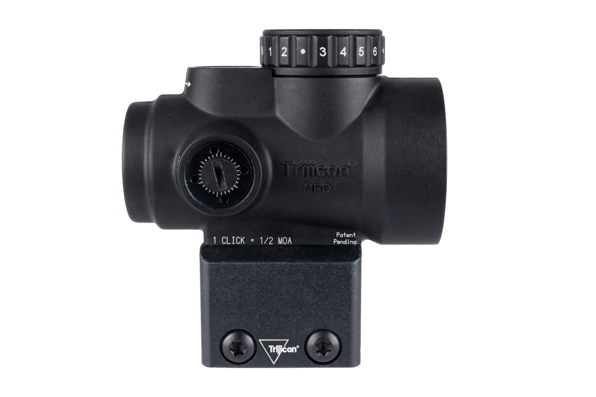 Trijicon MRO SD rödpunktsikte med röd 2,0 MOA-punkt och Lower 1/3 co-witness-montage – bild 5