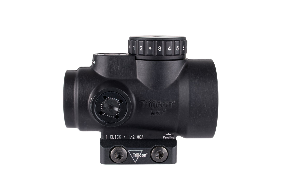 Trijicon MRO SD 1x25 rödpunktsikte med grön 2,0 MOA-punkt och Low Mount – bild 5