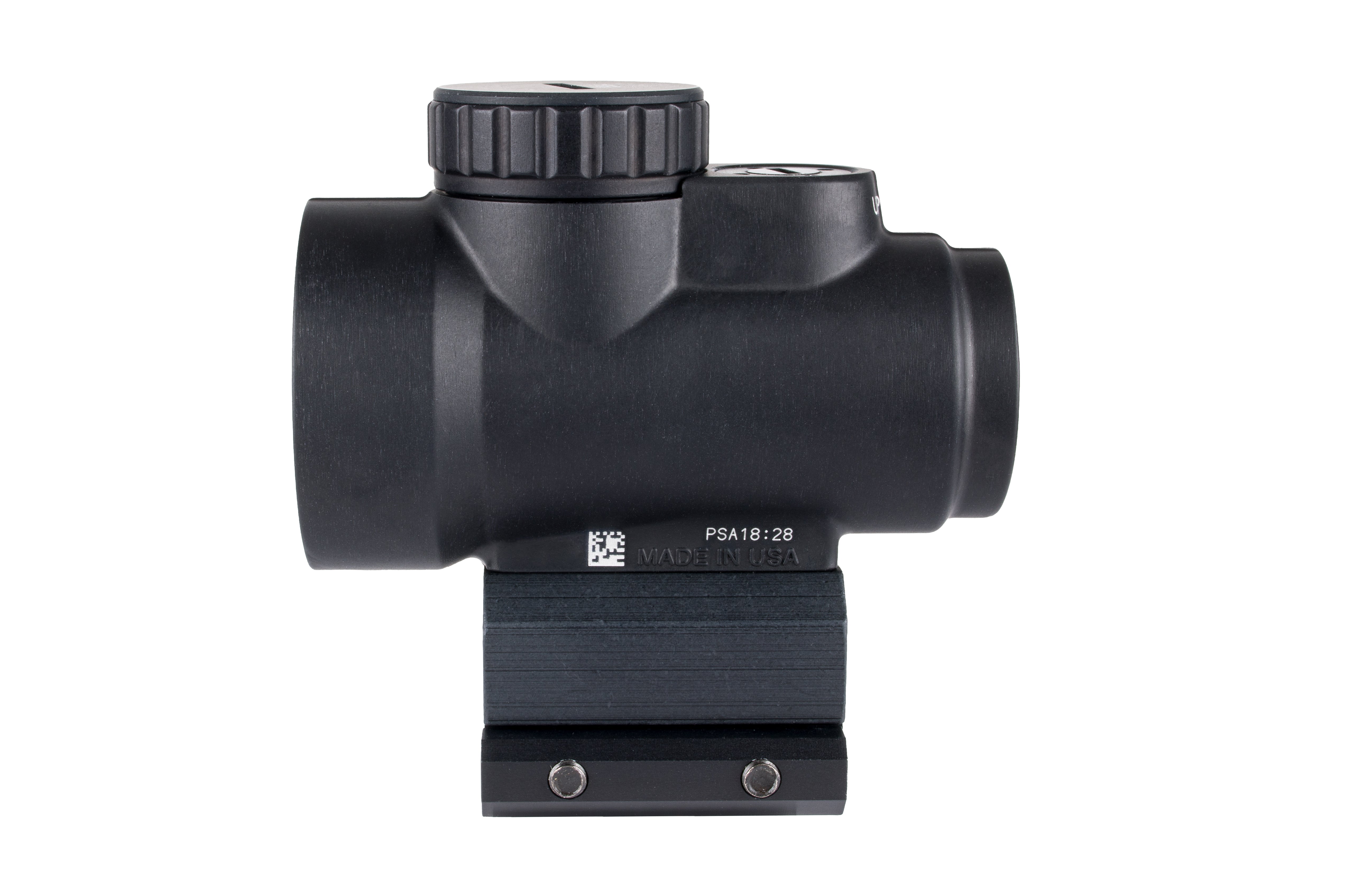 Trijicon MRO SD 1x25 rödpunktsikte med grön 2,0 MOA-punkt och Full Co-Witness-montage – bild 2
