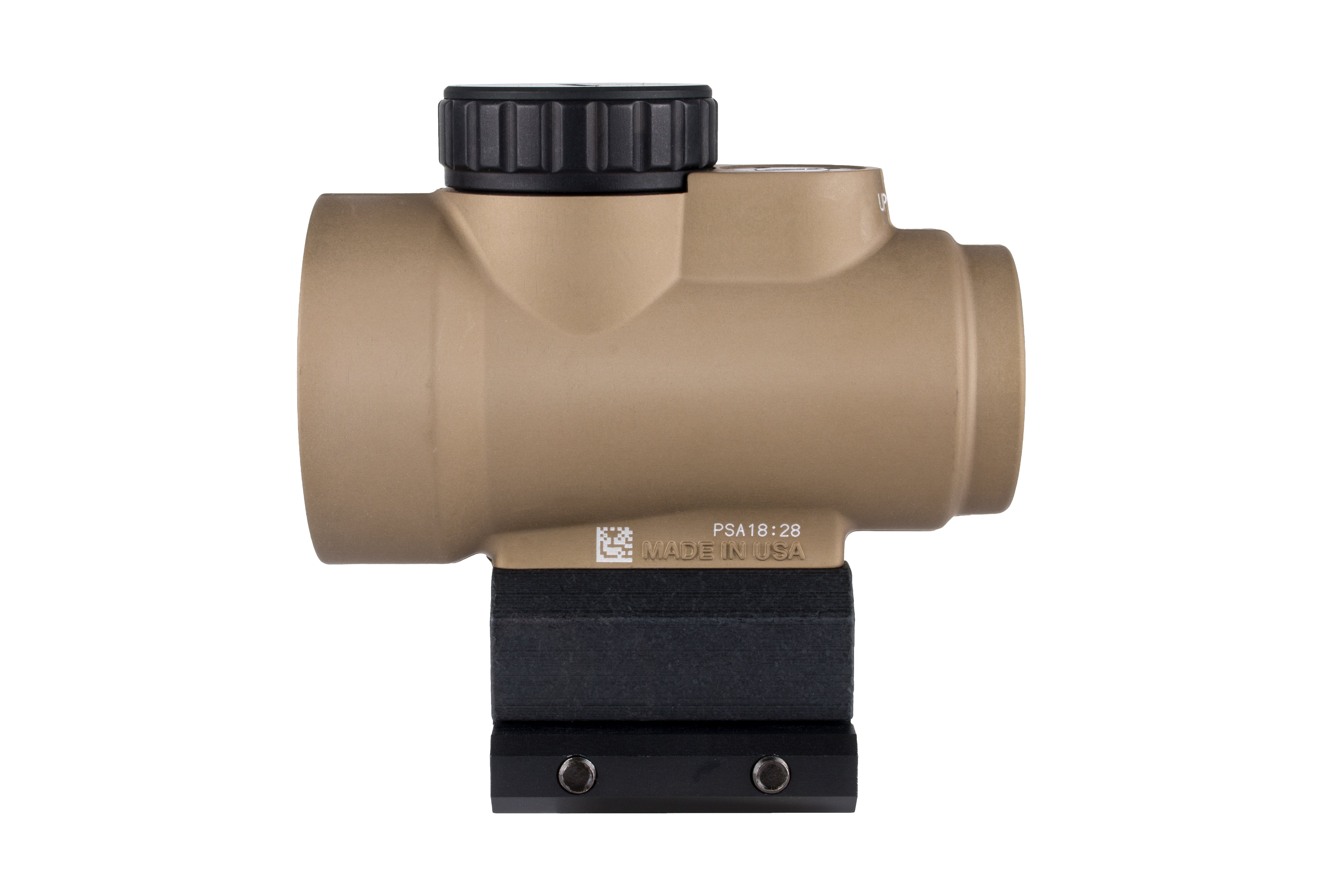 Trijicon MRO SD 1x25 rödpunktsikte med grön 2,0 MOA-punkt, Coyote Brown-finish och Full Co-Witness-montage – bild 2