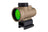 Trijicon MRO SD 1x25 rödpunktsikte med grön 2,0 MOA-punkt, Coyote Brown-finish och Full Co-Witness-montage