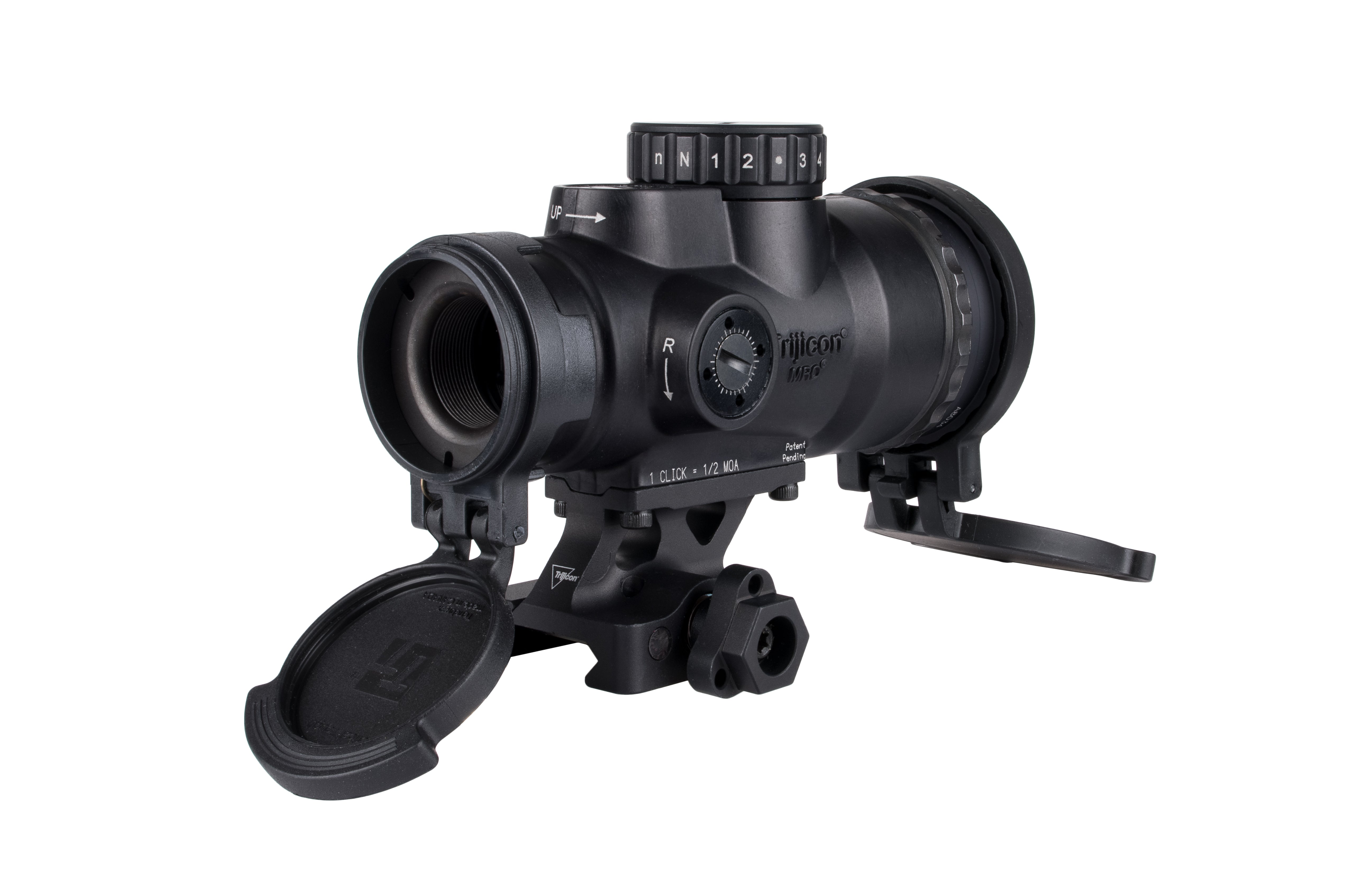 Trijicon MRO SD Patrol rödpunktsikte med 2,0 MOA röd punkt och Full Co-Witness snabbfäste – bild 3