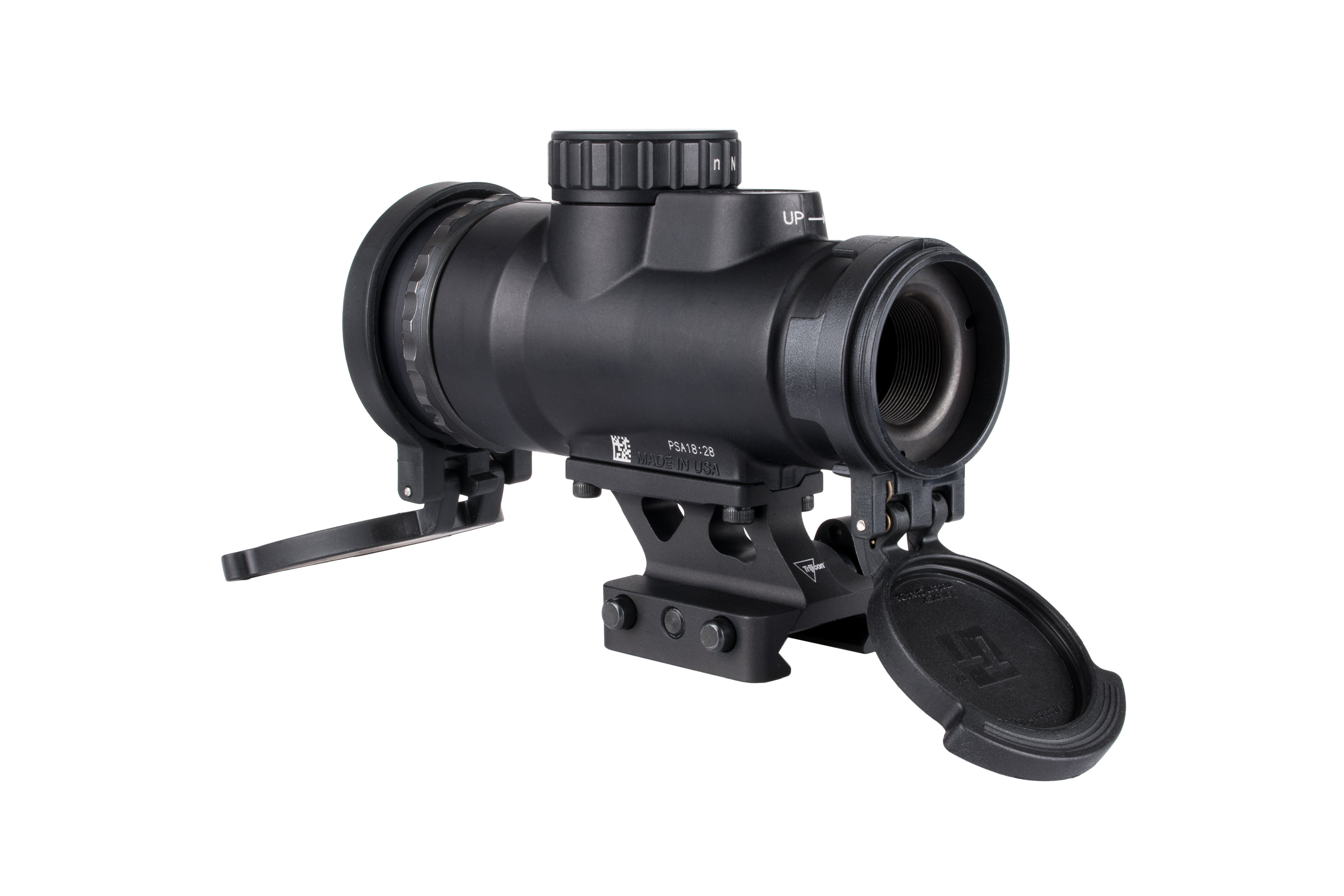 Trijicon MRO SD Patrol rödpunktsikte med 2,0 MOA röd punkt och Full Co-Witness snabbfäste – bild 2