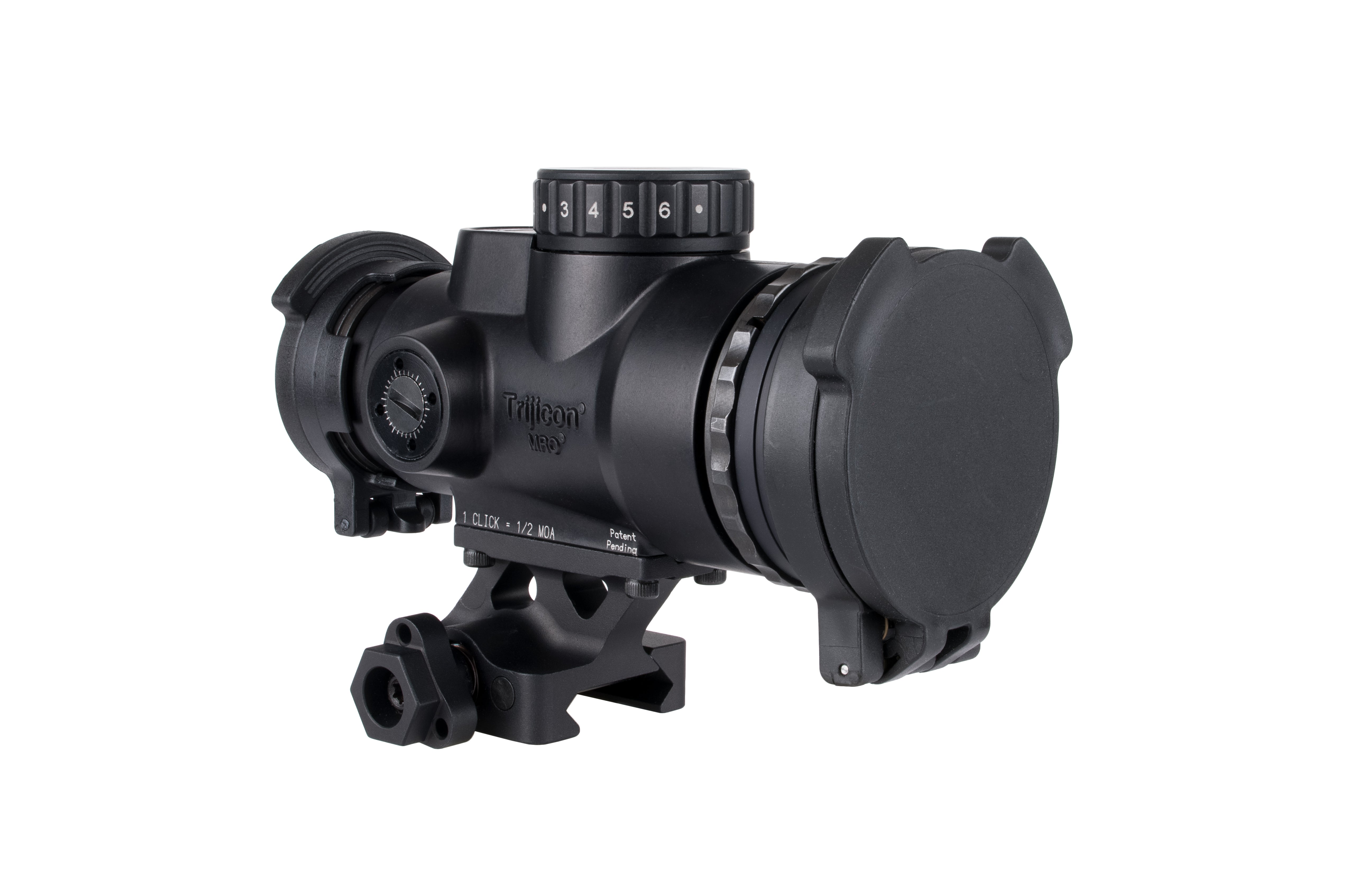 Trijicon MRO SD Patrol rödpunktsikte med 2,0 MOA röd punkt och Full Co-Witness snabbfäste – bild 5
