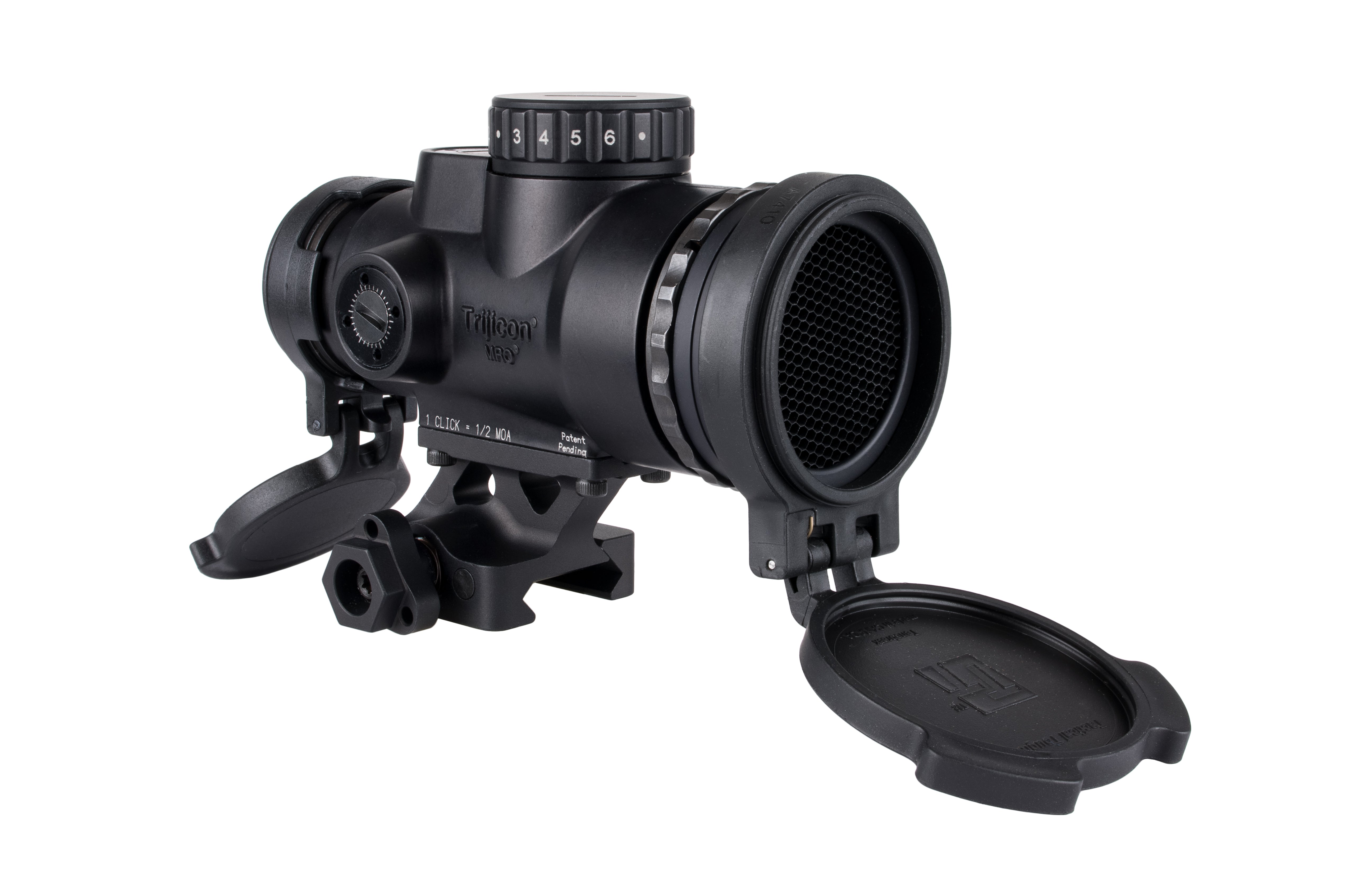 Trijicon MRO SD Patrol rödpunktsikte med 2,0 MOA röd punkt och Full Co-Witness snabbfäste – bild 4