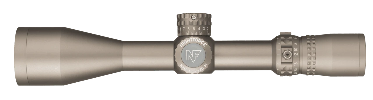 Nightforce Kikarsikte NX8 4-32x50 F1 0,1 MRAD MIL-XT belyst Dark Earth – bild 4