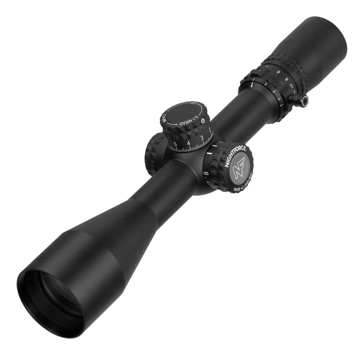 Nightforce Kikarsikte NX8 4-32x50 F2 0,1 MRAD MIL-CF2D belyst