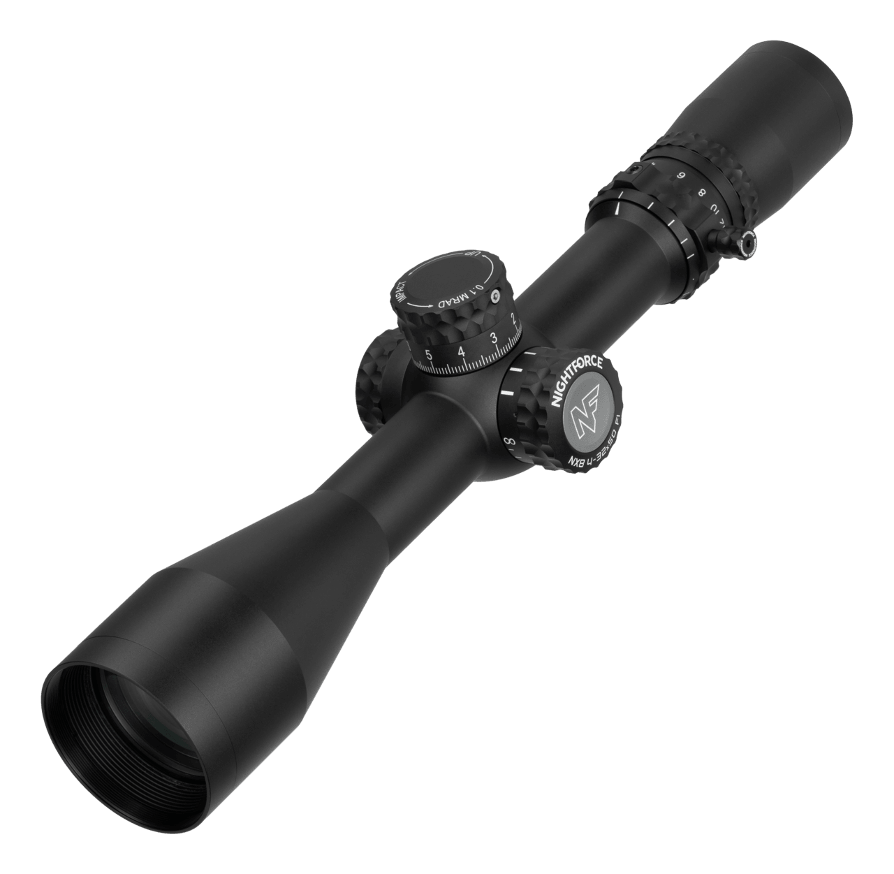 Nightforce Kikarsikte NX8 4-32x50 F1 MIL-XT PTL belyst, 1/10 MRAD