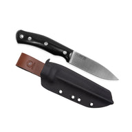 Casström No.10 SFK kniv Svart micarta & rostfritt stål, slida i Kydex