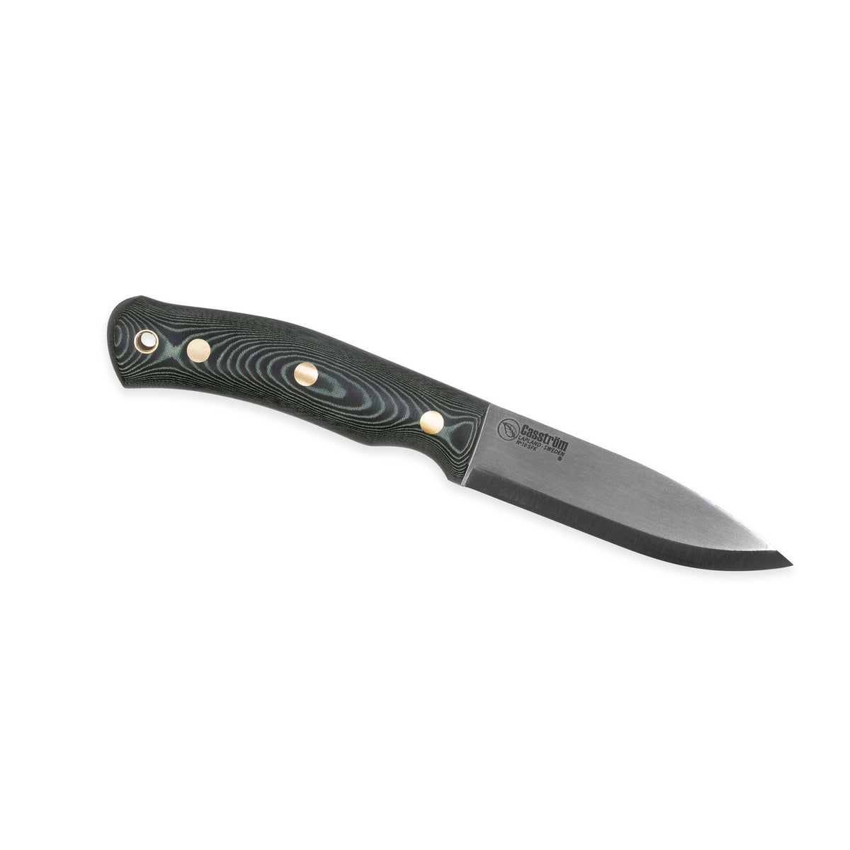 Casström No.10 SFK kniv Grön micarta & verktygsstål, slida i Kydex – bild 2