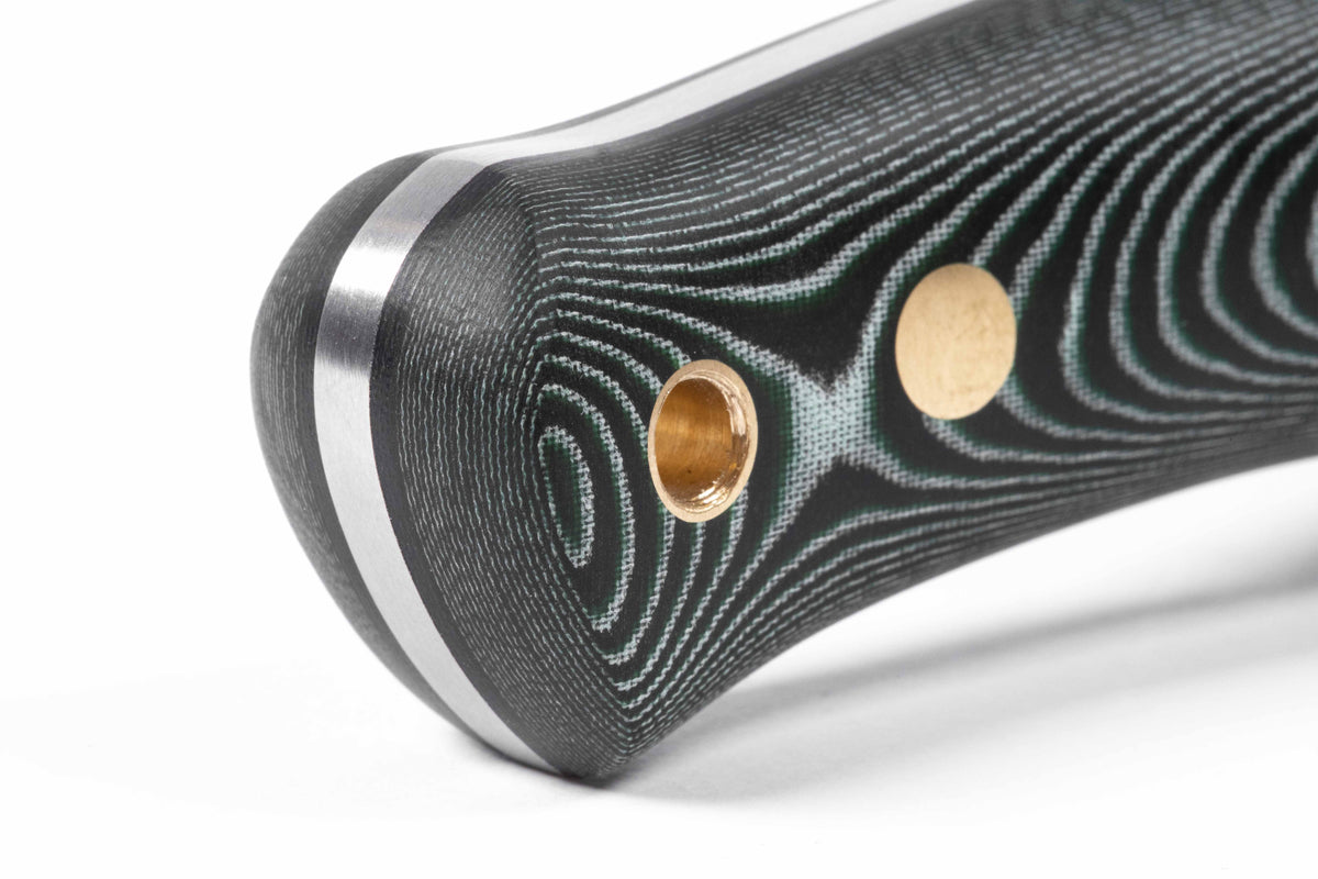 Casström No.10 SFK kniv Grön micarta & verktygsstål, slida i Kydex – bild 4