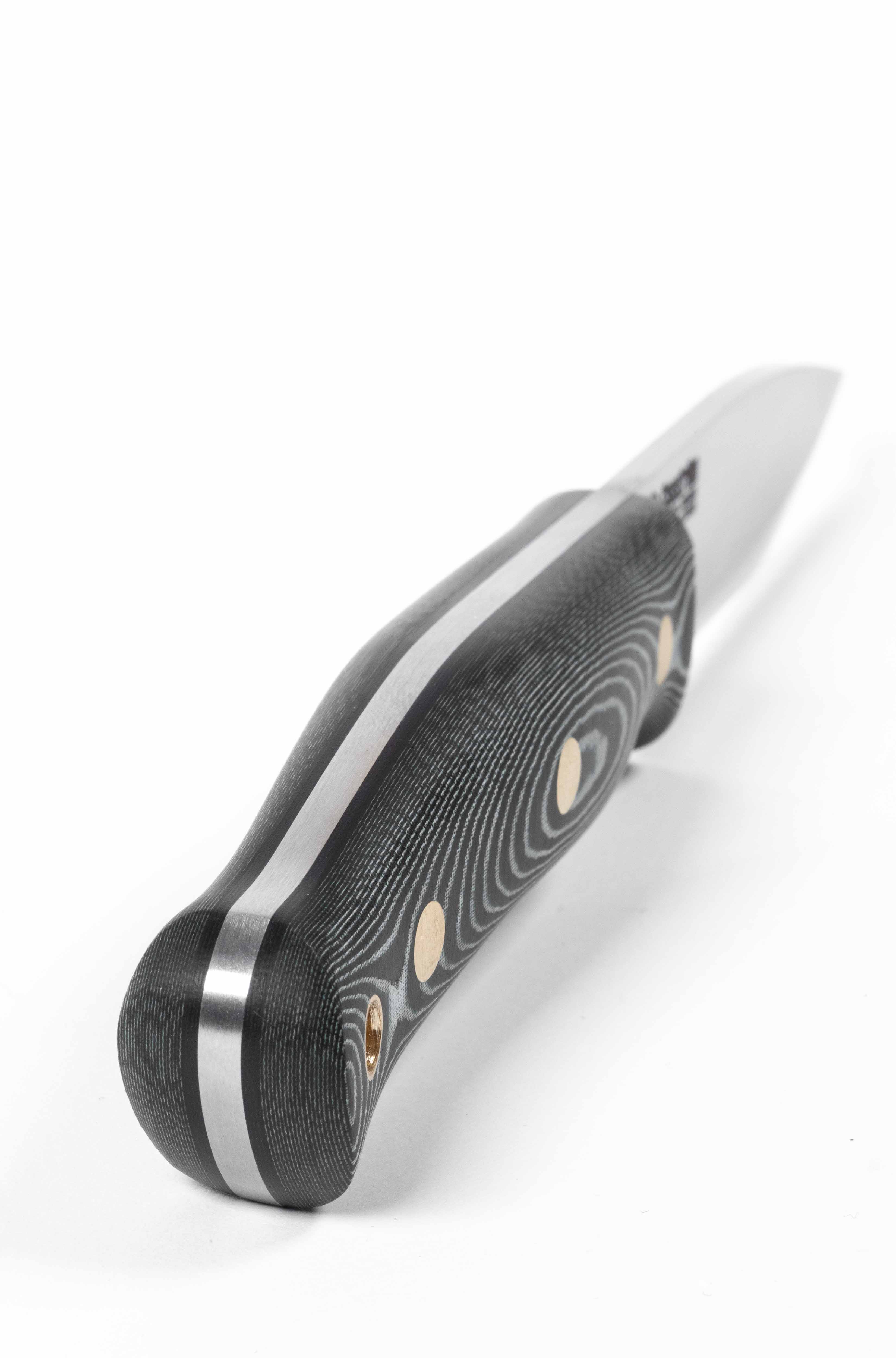 Casström No.10 SFK kniv Grön micarta & verktygsstål, slida i läder – bild 6