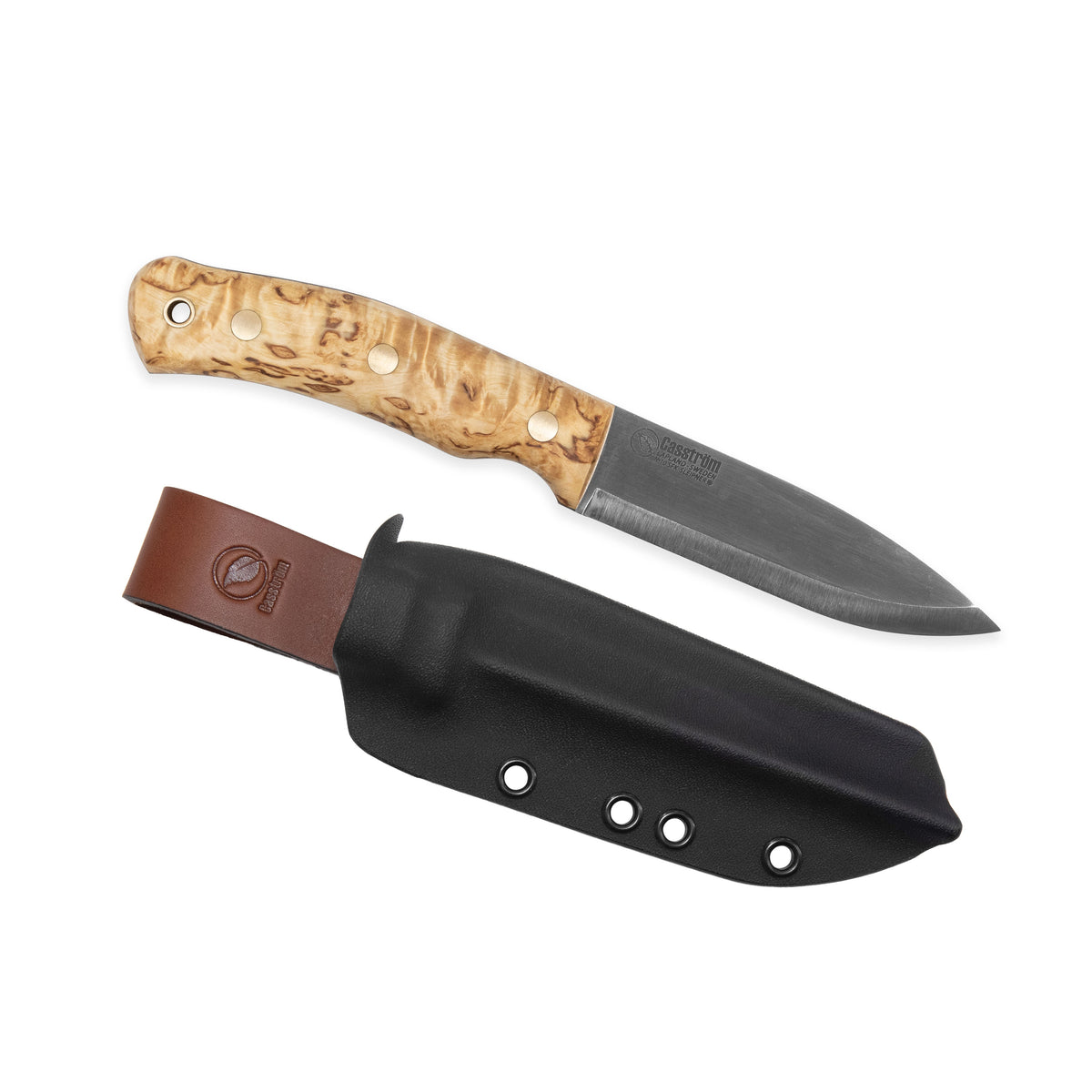 Casström No.10 SFK kniv Masurbjörk & verktygsstål, slida i Kydex