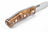 Casström No.10 SFK kniv Stabiliserad masurbjörk & rostfritt stål, slida i läder – bild 5