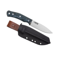 Casström No.10 SFK kniv Stabiliserad blå masurbjörk & rostfritt stål, slida i Kydex