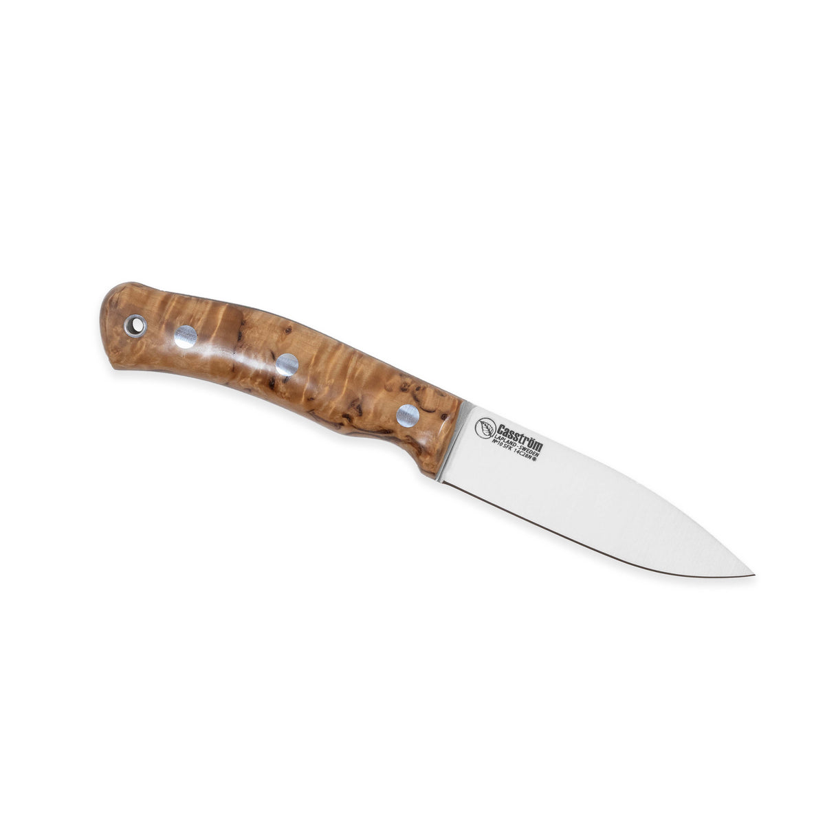 Casström No.10 SFK kniv Stabiliserad masurbjörk & rostfritt stål, slida i Kydex – bild 2