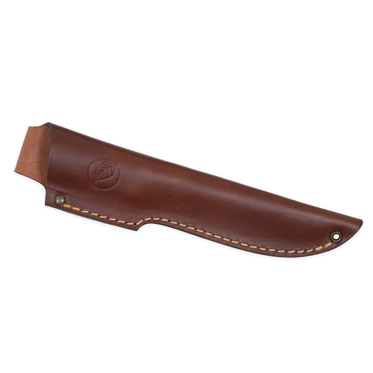 Casström No.14 knivslida Cognacbrunt läder