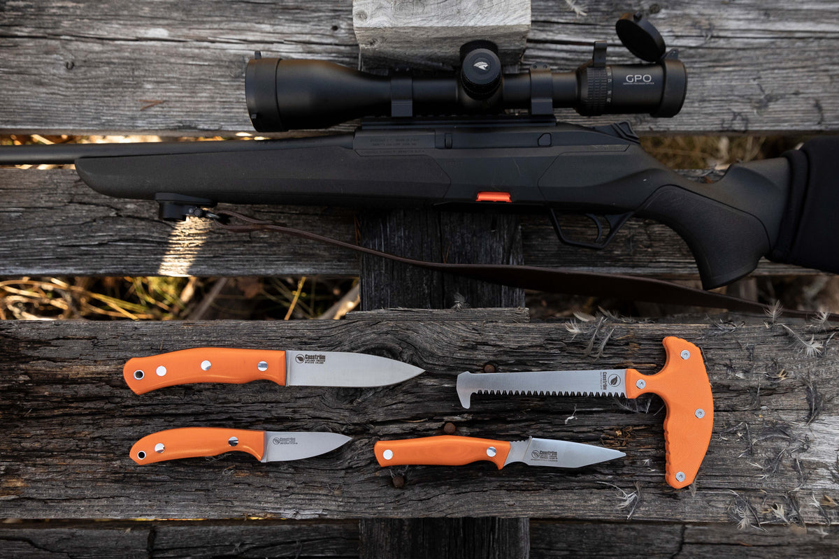 Casström No.10 SFK kniv Orange G10 & rostfritt stål, slida i Kydex – bild 6