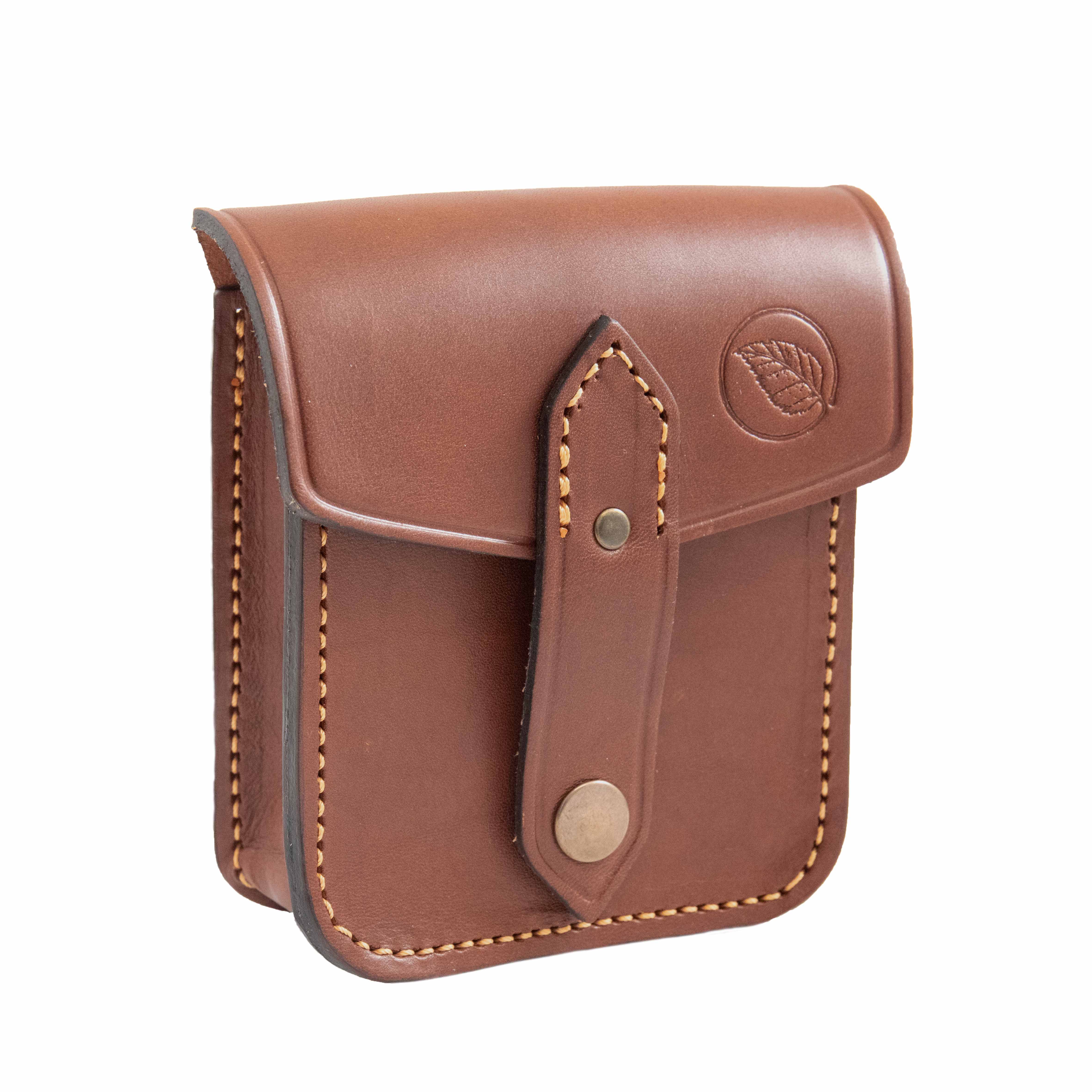 Casström Possibles Pouch bältesväska Cognacsbrunt läder