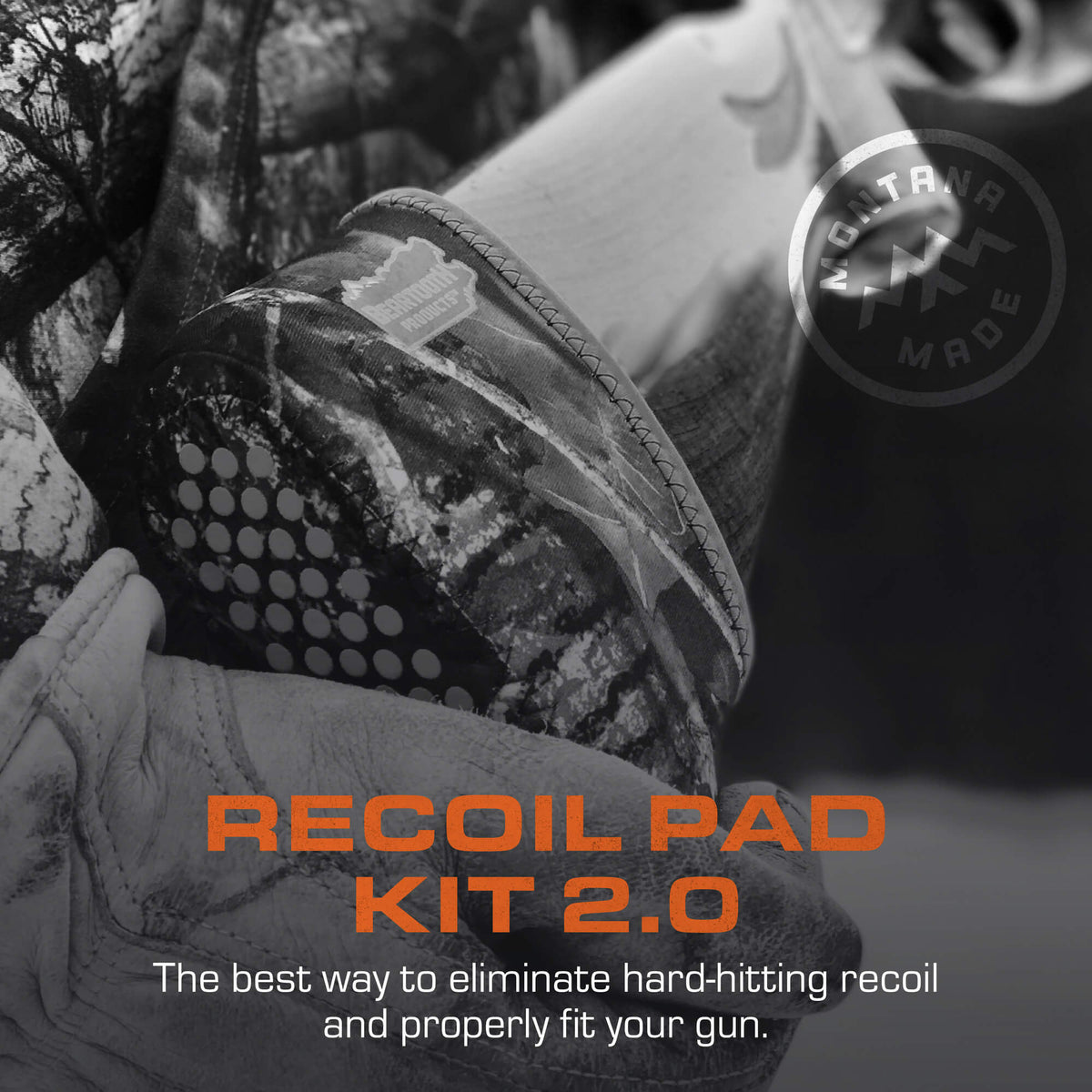 Beartooth Kolvförlängare/rekylskydd Recoil Pad Kit 2.0 Brun – bild 4