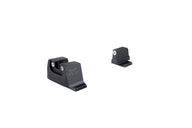 Trijicon upphöjd riktmedelssats med vit kontur och grönt tritium för Smith & Wesson M&P