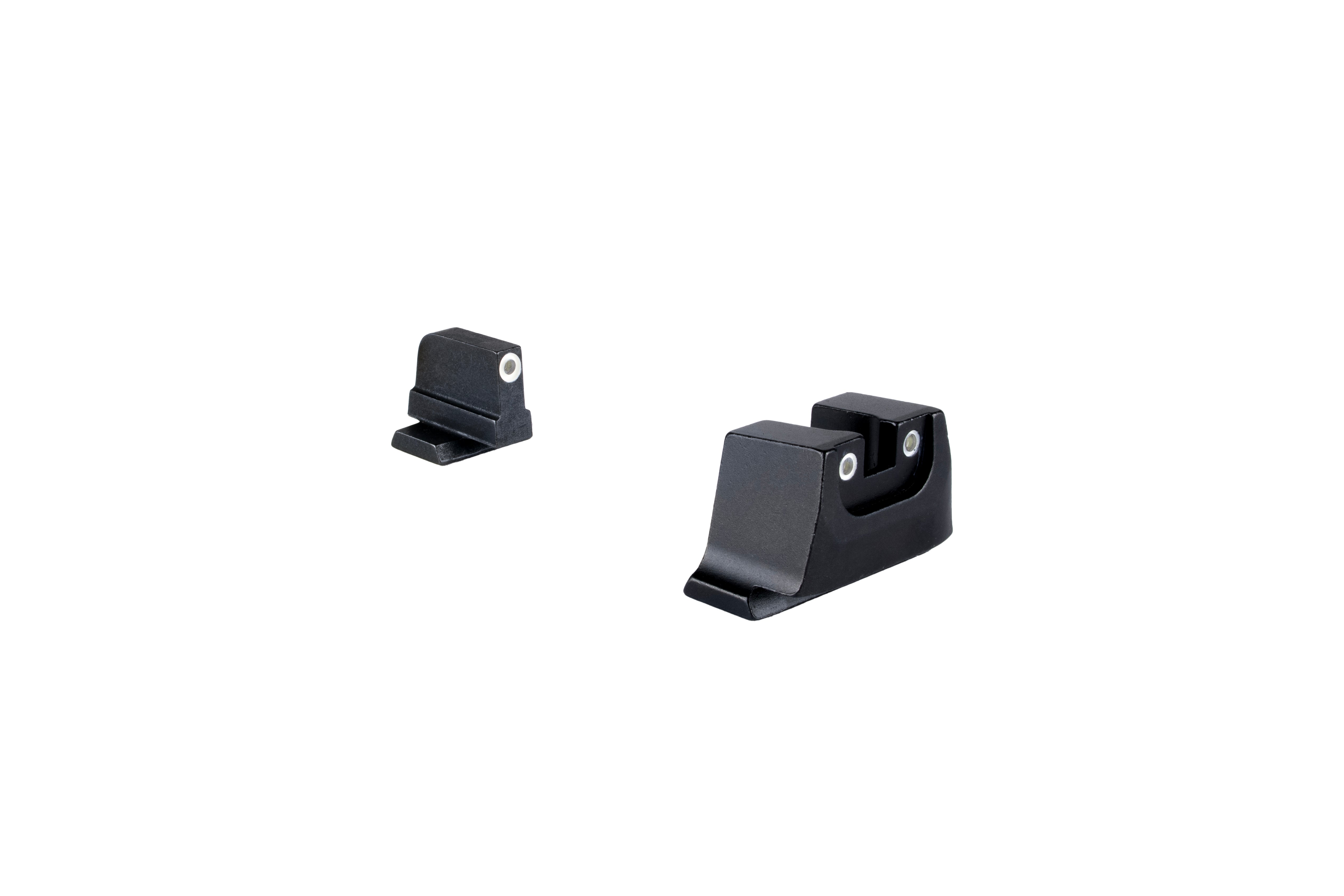 Trijicon upphöjd riktmedelssats med vit kontur och grönt tritium för Smith & Wesson M&P – bild 3
