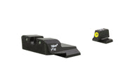 Trijicon HD XR nattsikteset med gul frontkontur och grönt tritium för Smith & Wesson