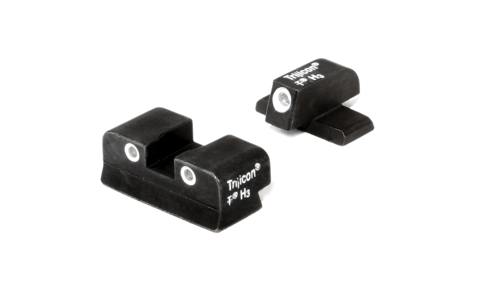 Trijicon Bright & Tough järnsikteset med vita ringar och grön tritiumbelysning