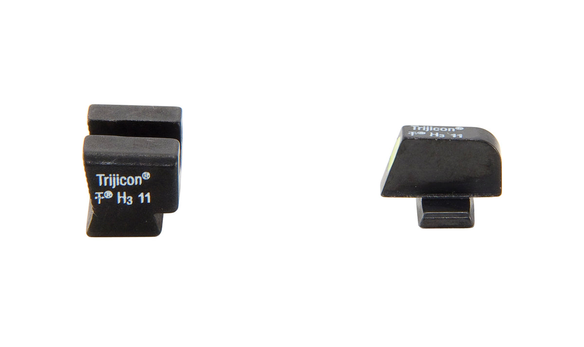 Trijicon HD Night Sights med gul kornkontur och gröna tritiumlampor för Sig Sauer – bild 2