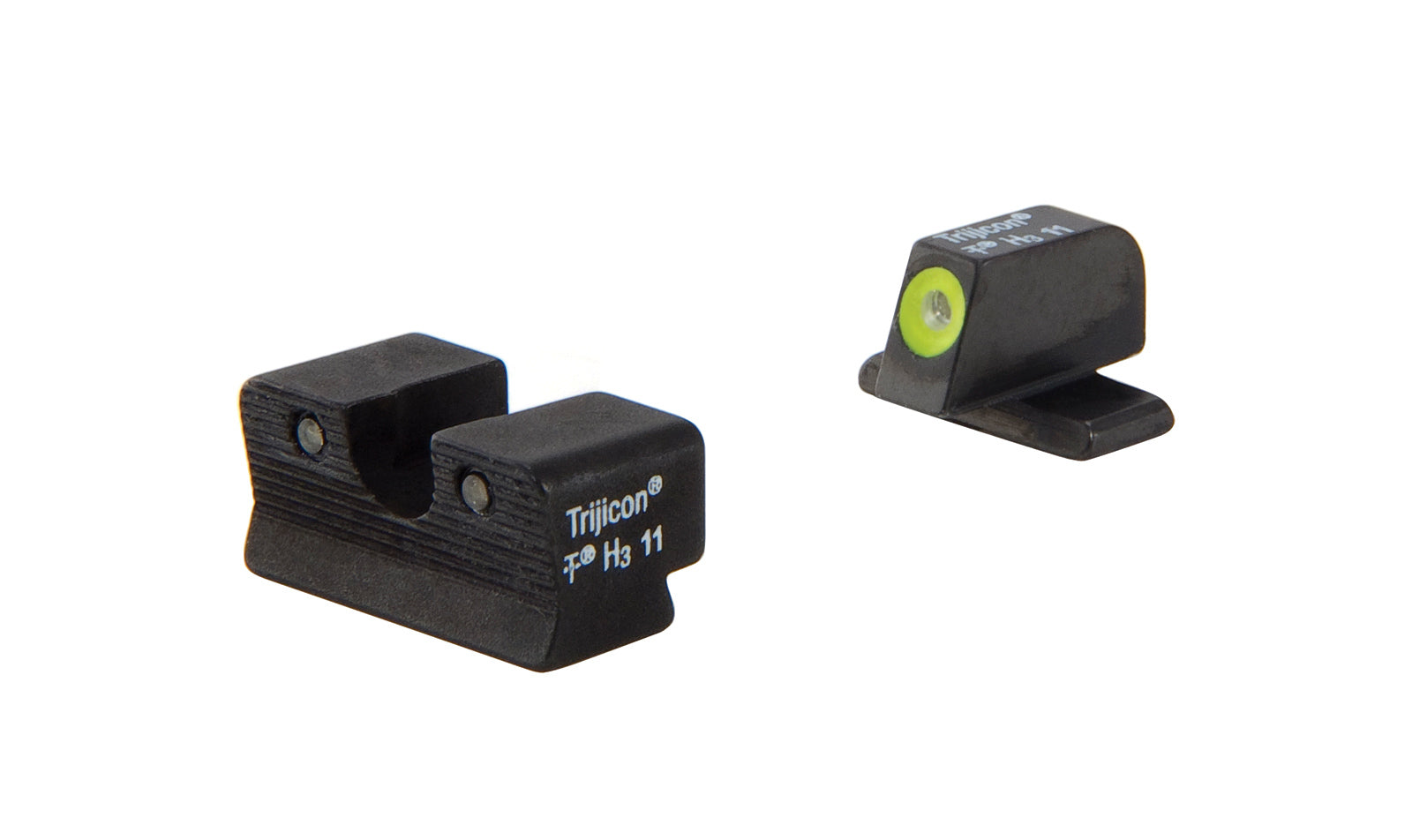 Trijicon HD Night Sights med gul kornkontur och gröna tritiumlampor för Sig Sauer