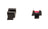 Trijicon Fiber Sights för Sig Sauer med röd fiberoptik i kornet – bild 2