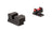 Trijicon Fiber Sights för Sig Sauer med röd fiberoptik i kornet
