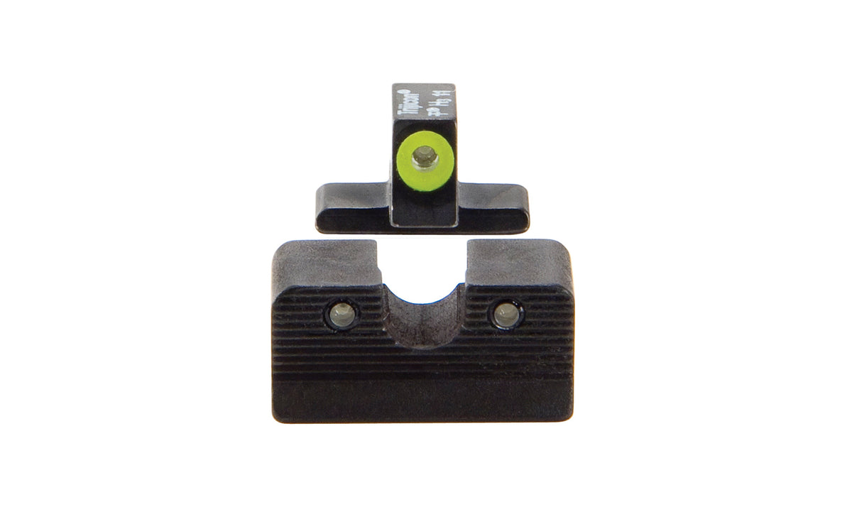 Trijicon HD SP102 nattsikteset med gul frontkontur och grönt tritium för Springfield XD-S och XD-E – bild 4