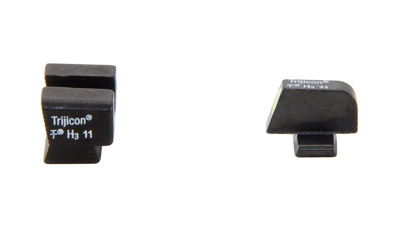 Trijicon HD SP102 nattsikteset med gul frontkontur och grönt tritium för Springfield XD-S och XD-E – bild 2