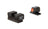 Trijicon HD SP102 nattsikten med orange framsikte och svart baksikte för Springfield XD-S och XD-E