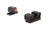 Trijicon HD SP102 nattsikten med orange framsikte och svart baksikte för Springfield XD-S och XD-E – bild 3