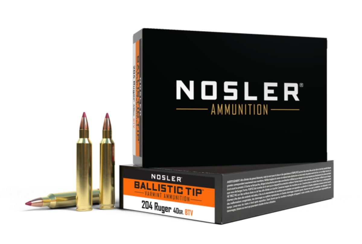 Nosler - Ballistic Tip Varmint - 204 Rug - 40gr - BT SP - 20/ask