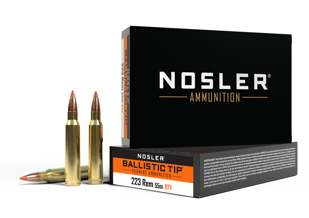 Nosler - Ballistic Tip Varmint - 223 Rem - 55gr - BT SP - 20/ask