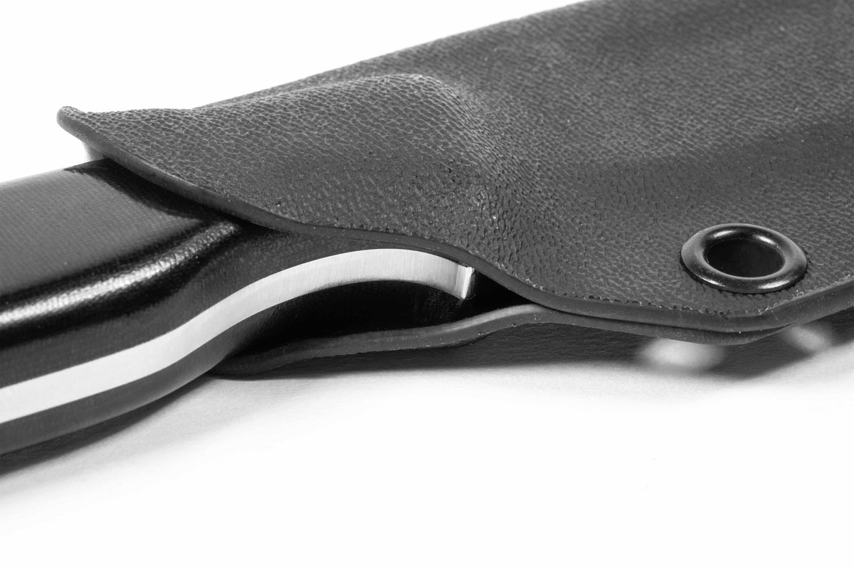 Casström Hunters Combo knivset Svart micarta – bild 3