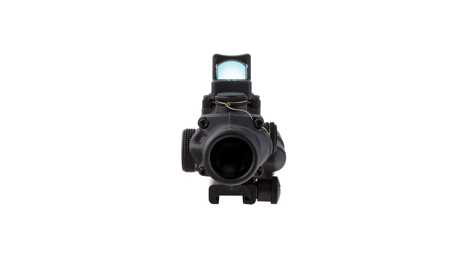 Trijicon ACOG TA02 4x32 med rött LED-kors, TA51-fäste och RMR Type 2 – bild 4